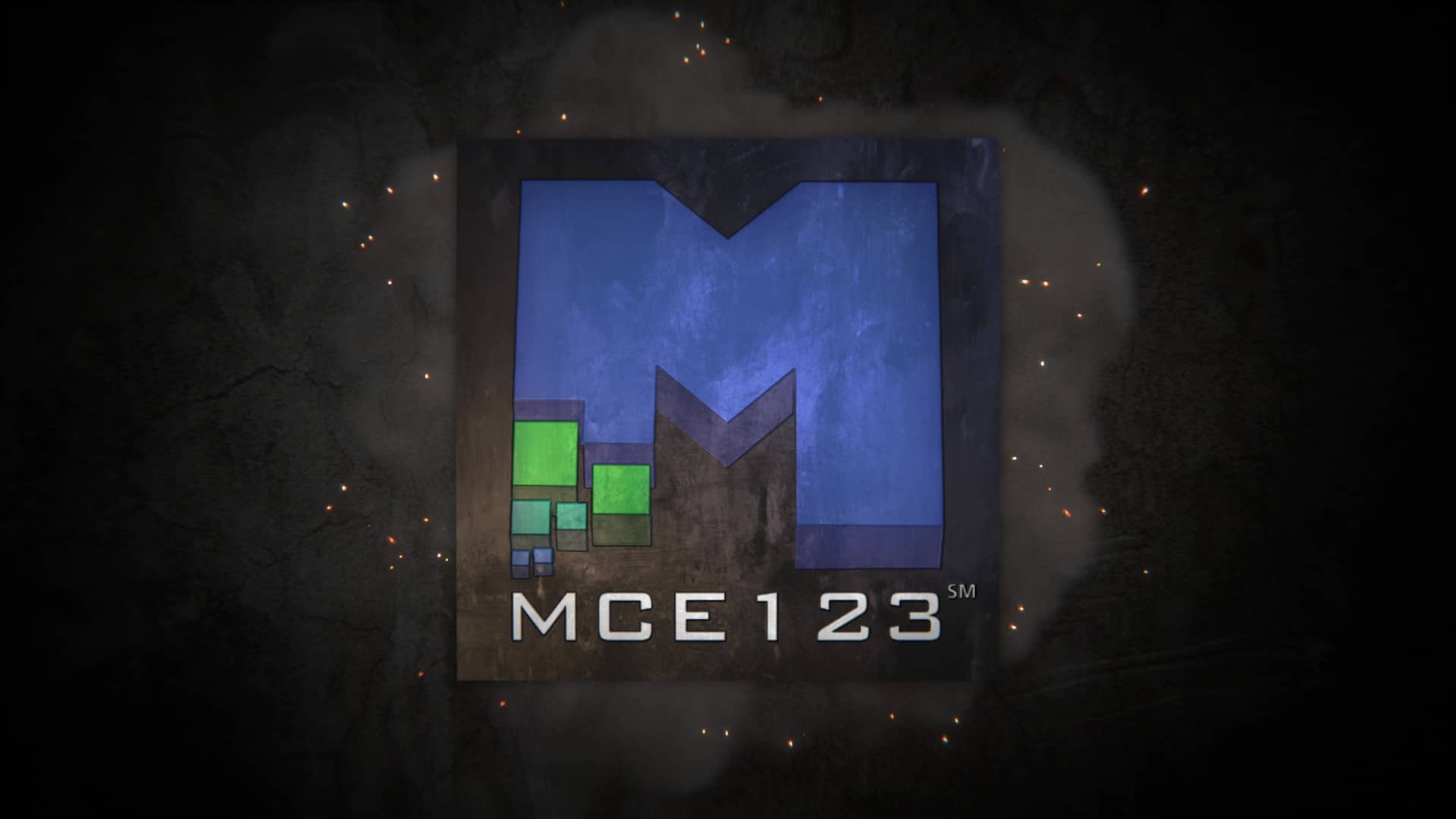 MCE123 Logo Drop Intro Video