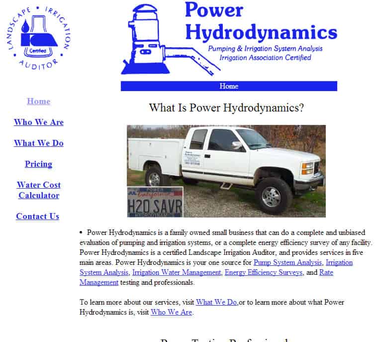 Power Hydrodynamics
