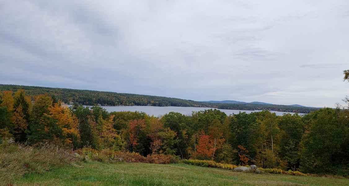 Fall Foliage at Bow Lake in New Hampshire