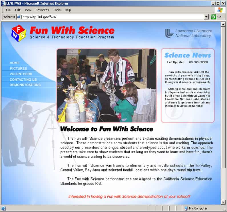 Lawrence Livermore National Laboratory - Fun With Science