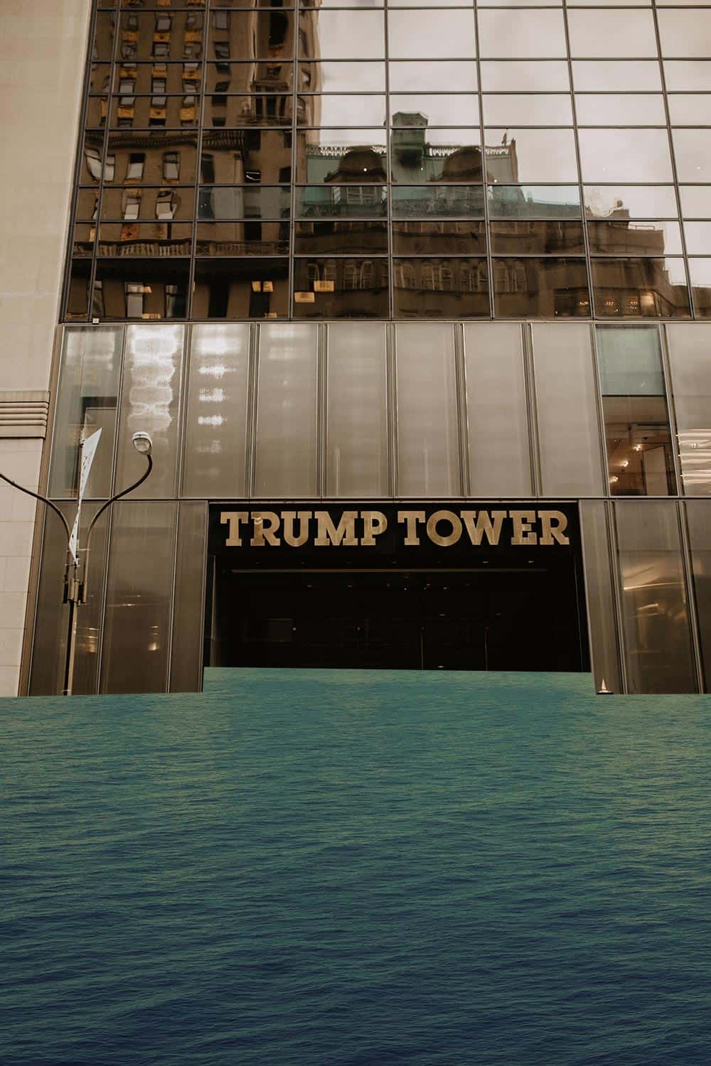 Trump Tower Under Water Due To Climate Change